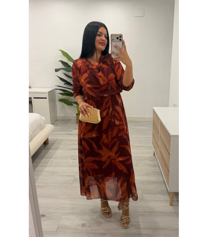 Vestido Luna cazuela