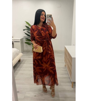 Vestido Luna cazuela