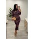 Vestido Nerea berenjena
