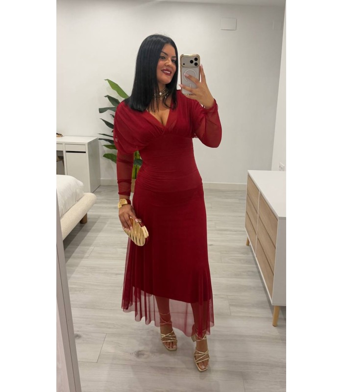 Vestido Catalina rojo
