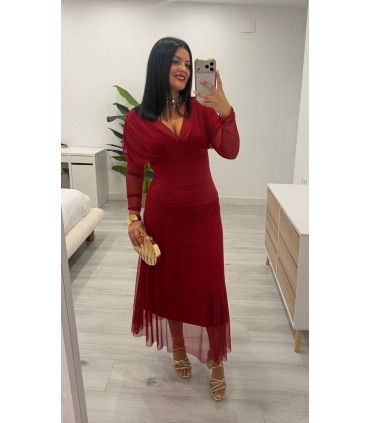 Vestido Catalina rojo