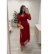 Vestido Catalina rojo