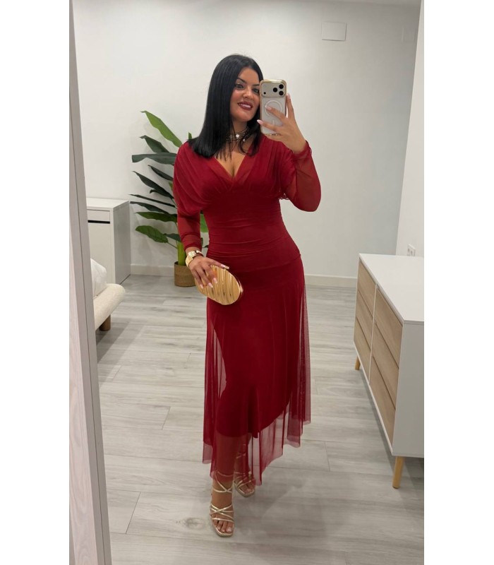 Vestido Catalina rojo