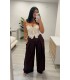 Pantalón ZR burdeos