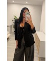 Chaqueta basic vestir negra