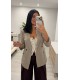 Chaqueta basic vestir camel piedra