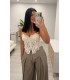 Corset encaje blanco