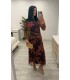 Vestido Amanda cazuela berenjena