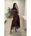 Vestido Tina buganvilla
