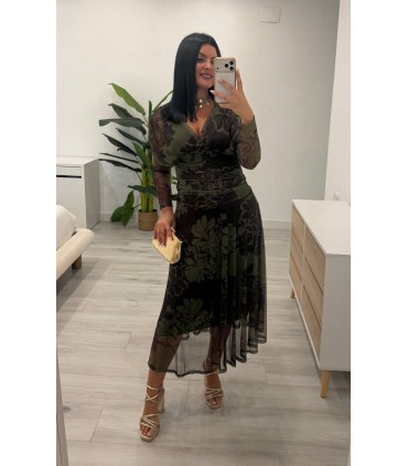 Vestido Thalia verde