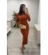 Vestido Carol cazuela