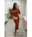 Vestido Carol cazuela