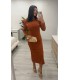 Vestido Carol cazuela