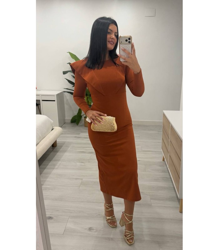 Vestido Carol cazuela