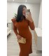 Vestido Carol cazuela