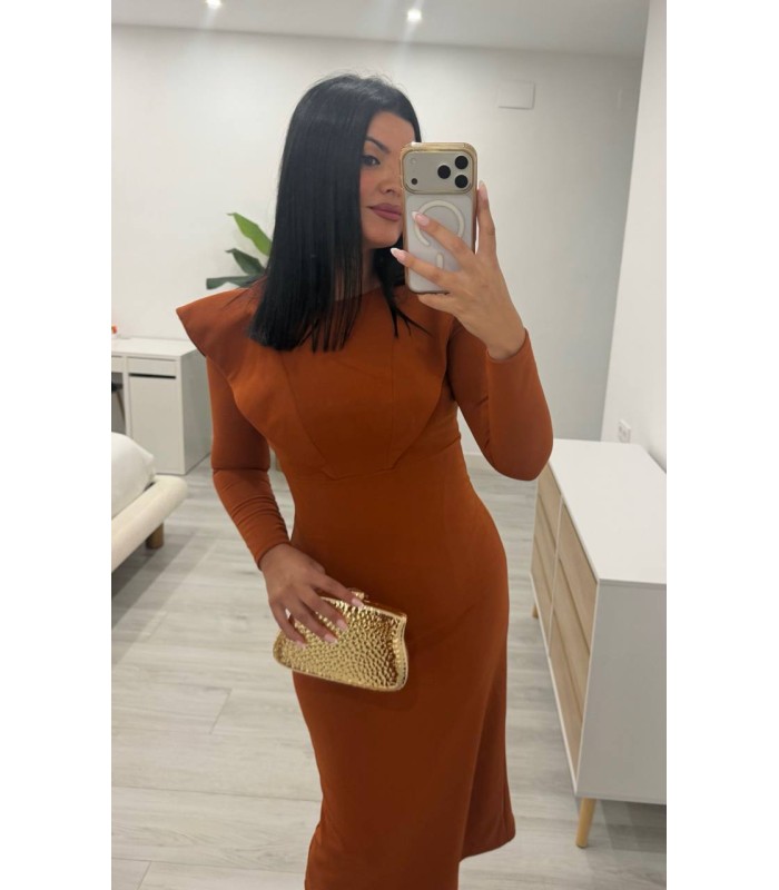 Vestido Carol cazuela
