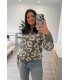 Jersey animal print gris