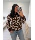 Jersey animal print azul