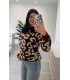 Jersey animal print azul