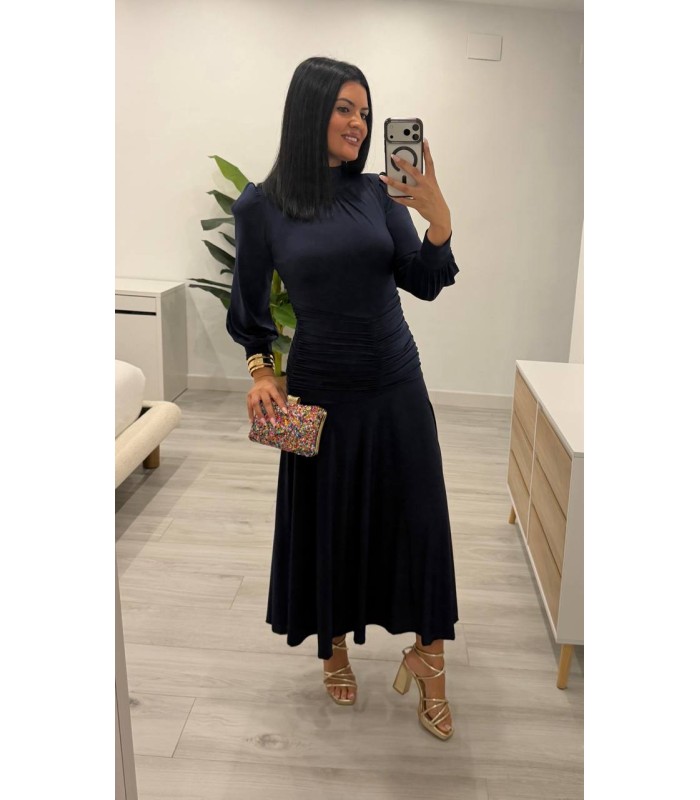 Vestido Lisa marino