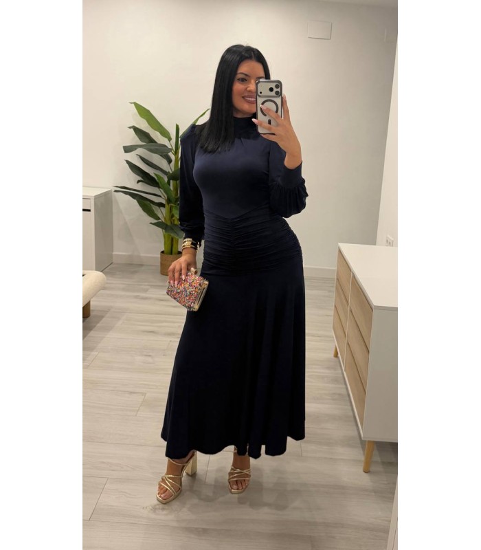 Vestido Lisa marino