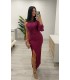 Vestido Melisa buganvilla