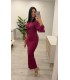Vestido Melisa buganvilla