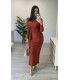 Vestido Damira cazuela
