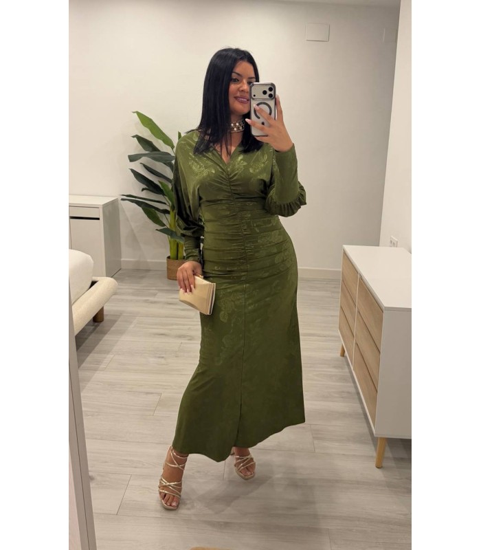 Vestido cachemir verde
