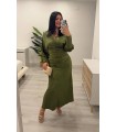 Vestido cachemir verde