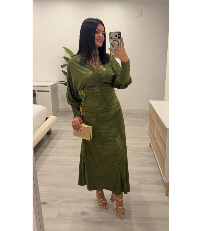 Vestido cachemir verde
