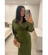 Vestido cachemir verde