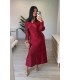 Vestido cachemir rojo