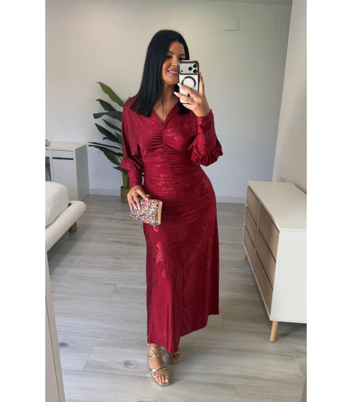 Vestido cachemir rojo