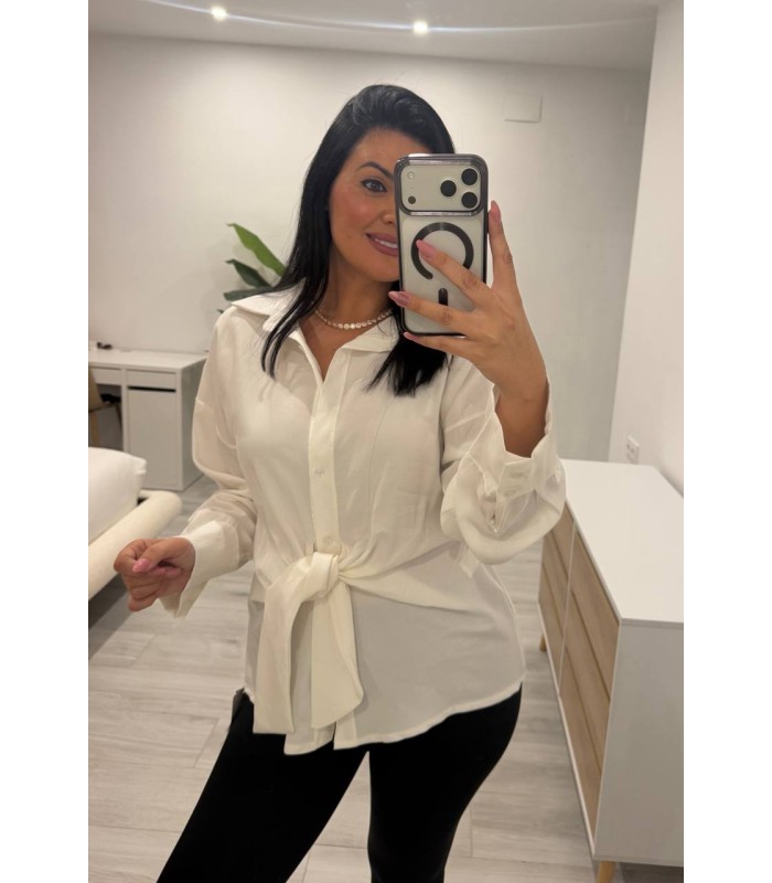 Camisa blanca lazada