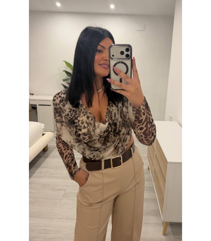 Blusa animal print
