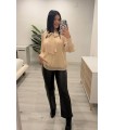 Pantalón cuero negro