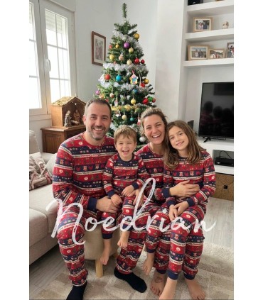 Pijama navideño para toda la familia