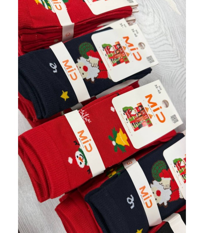 Pack 3 calcetines Navidad mujer
