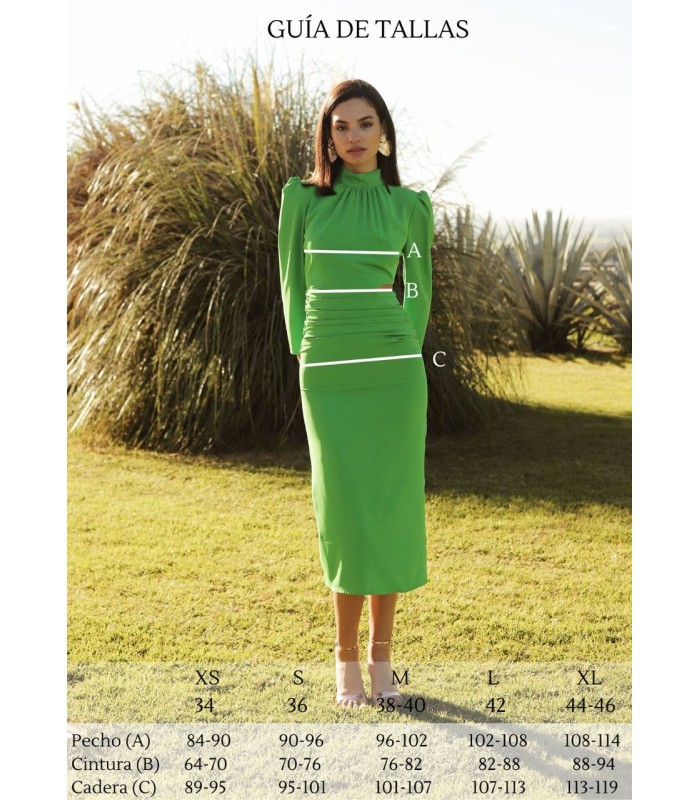 Vestido Brida verde