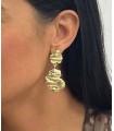 Pendientes dorados Ginu