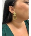 Pendientes dorados Guinea
