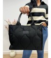 Bolso acolchado negro