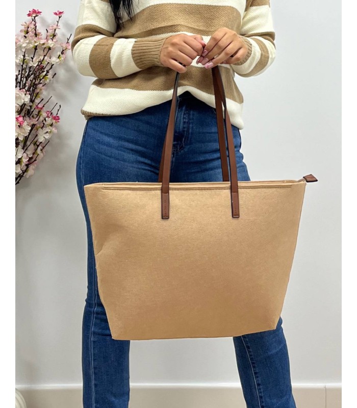 Bolso New York camel