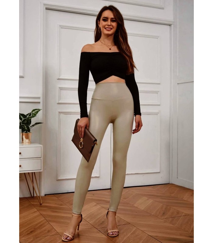 Legging poli piel cruda