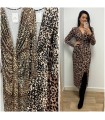 Vestido leopardo escote nudo