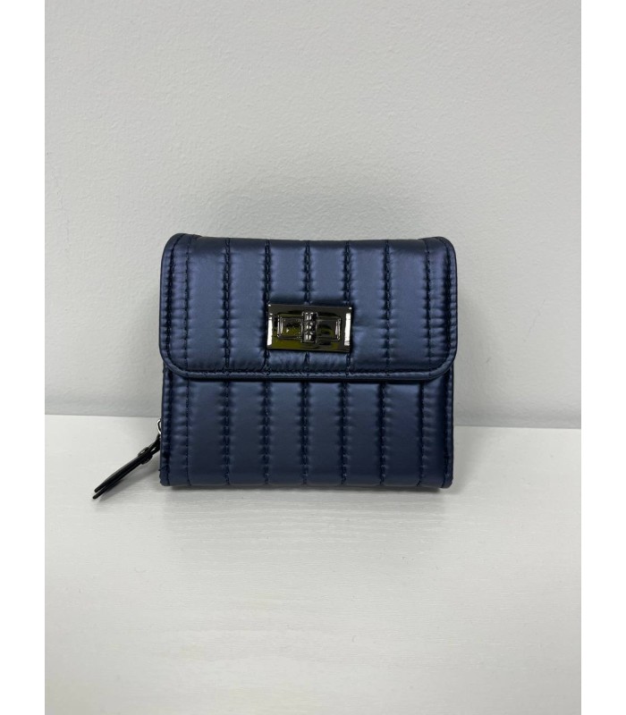 Cartera acolchada tapeta pequeña blue