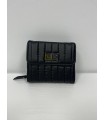 Cartera acolchada tapeta pequeña black