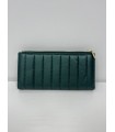 Cartera acolchada grande green