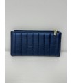 Cartera acolchada grande deep blue